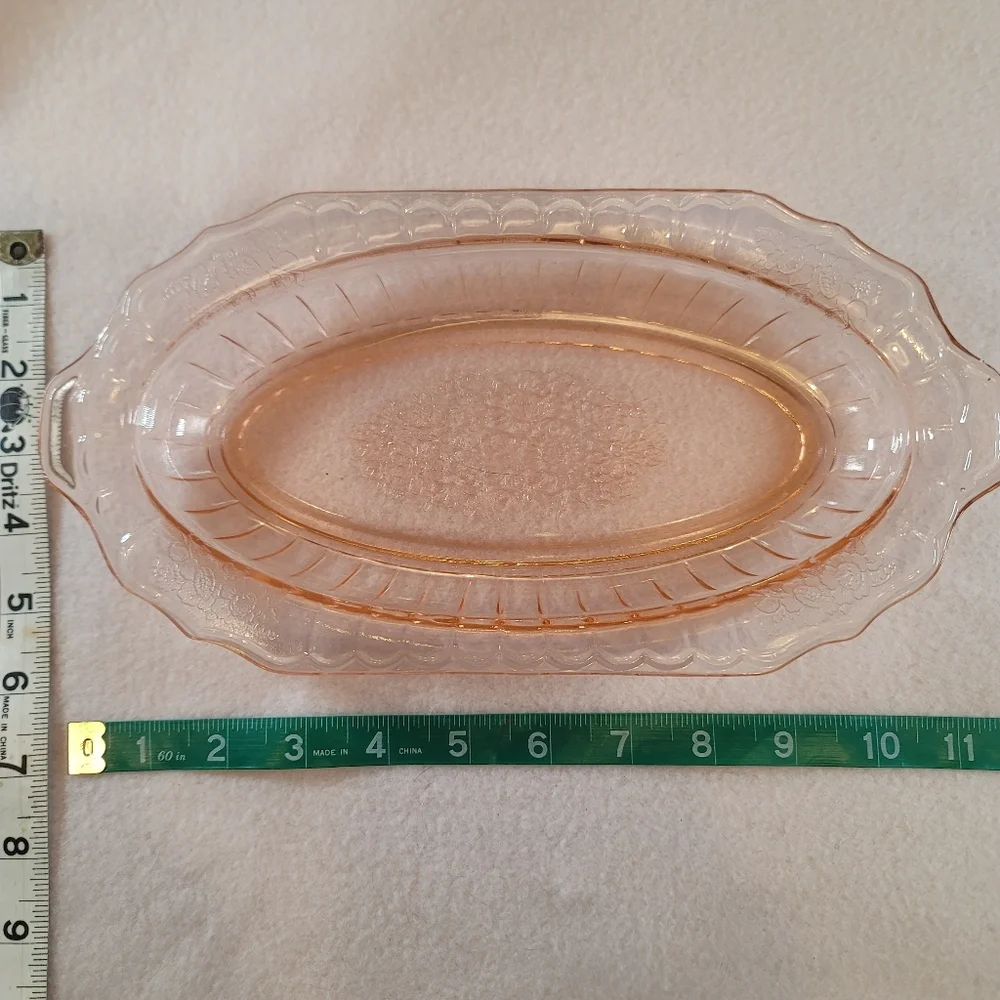 0778. Anchor Hocking ~ Pink Mayfair ~ Open Rose ~ Depression Glass ~ RARE